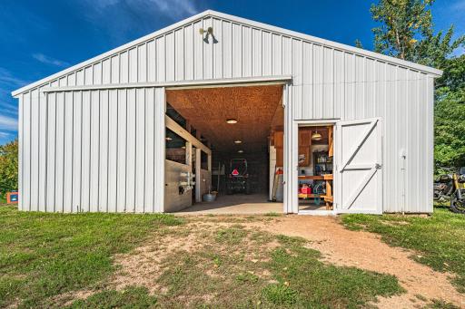 This former equestrian property includes a 30â x 40â outbuilding formerly used as a stable which could easily be converted back to box stalls.