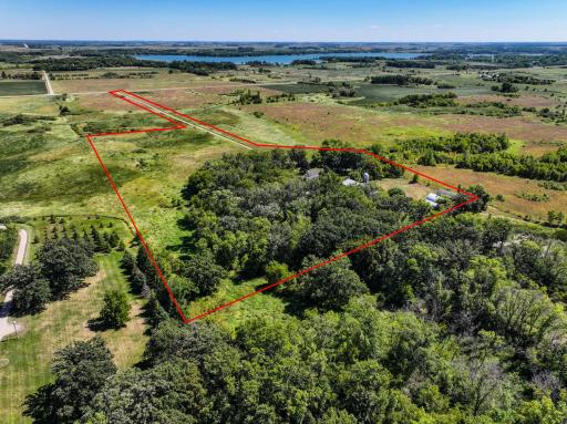 Estimated property lines.