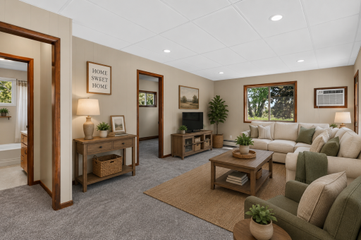 AI generated living room
