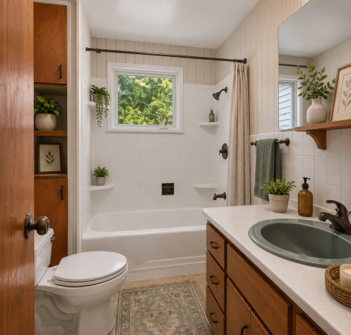 AI generated full bath