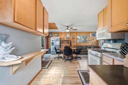 Additional cabinets were added for storage and countertop space