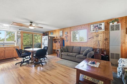 Enjoy a meal while enjoying company, the open concept allows you to stay connected.