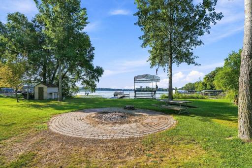 Enjoy a fire down by the lake by yourself or with guests