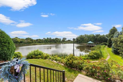 Step out your front door to perfect, serene pond views and walking trails!