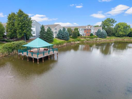 Neighborhood dock, walking paths.
