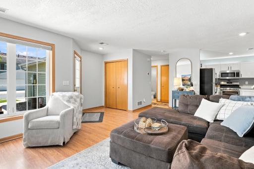 An abundance of natural light for a cozy living room space