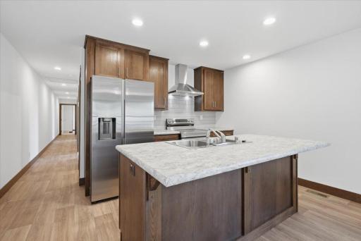 Nice stainless steel appliances