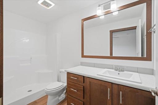 Private primary bathroom