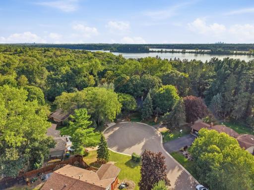 Nearby Vadnais Lake and expansive treetop views highlight the surrounding natural setting.