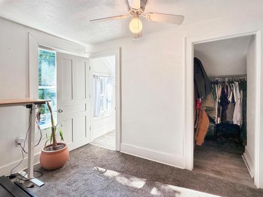 And the second bedroom upstairs, for a total of three in the house