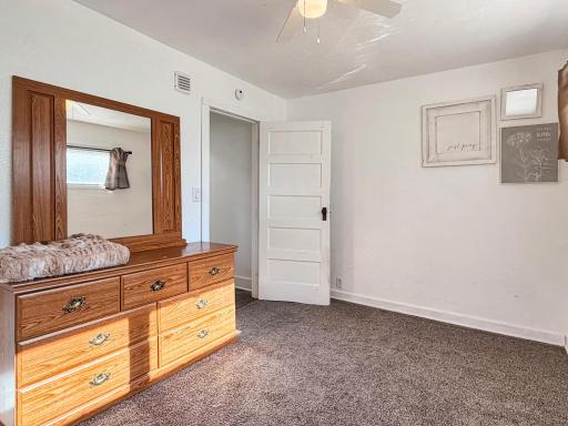 One bedroom on the main floor