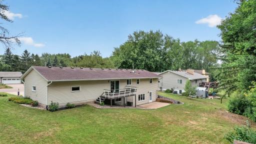 Aerial View of Backyard