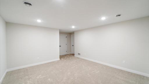 Lower level flex room like home