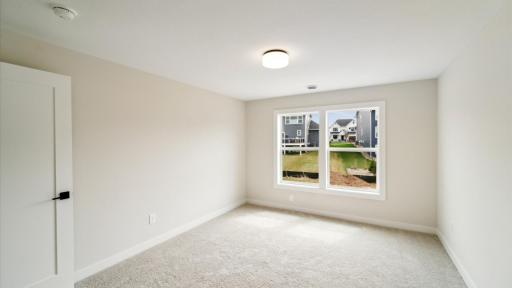 Lower level bedroom like home