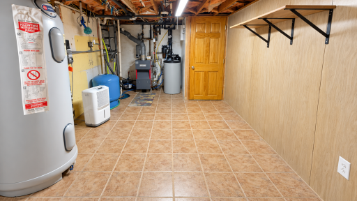 Large storage utility room
