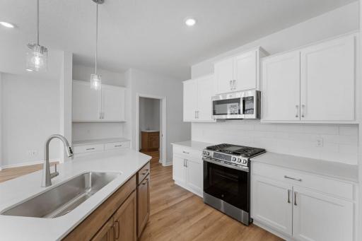 Plenty of prep and storage space in the kitchen!