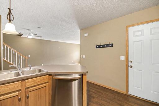 Door to the right is the garage access.