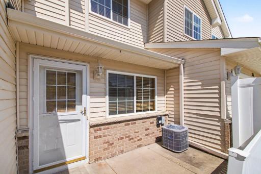 Front patio area
