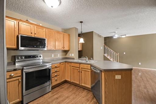 Newer stainless steel appliances