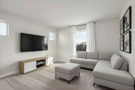 Upper Level Loft - Option: Family Room