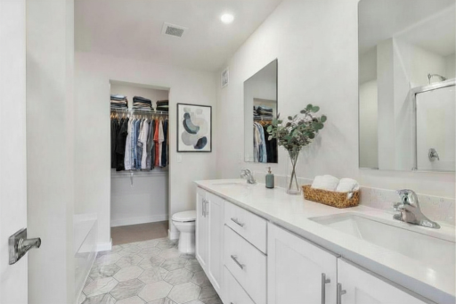 Primary Bathroom & Walk-In Closet