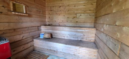Sauna interior