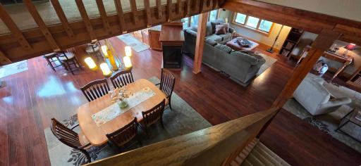 Dining area, living room