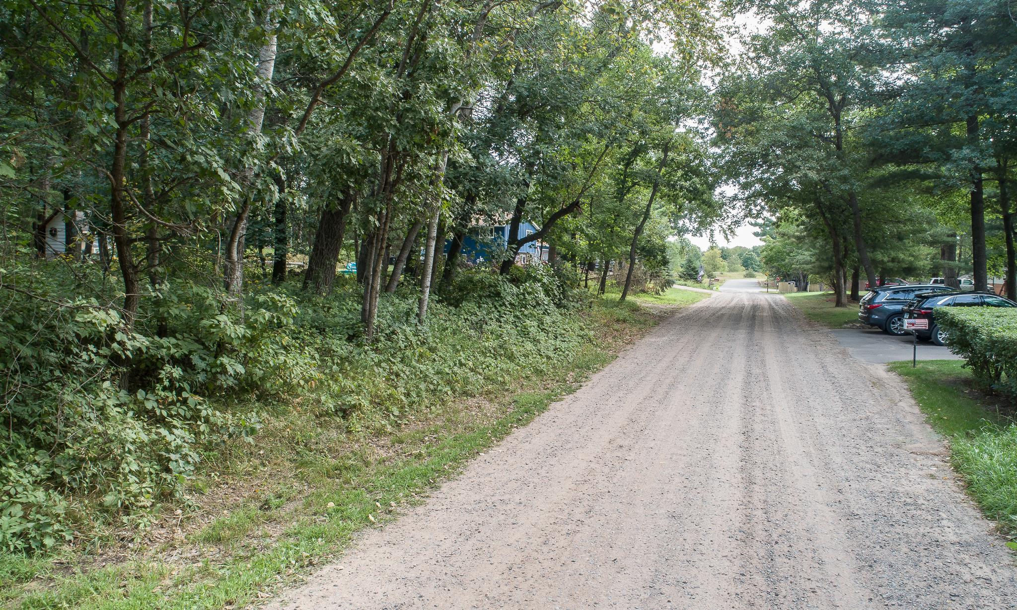 Quiet road just off the paved roads!