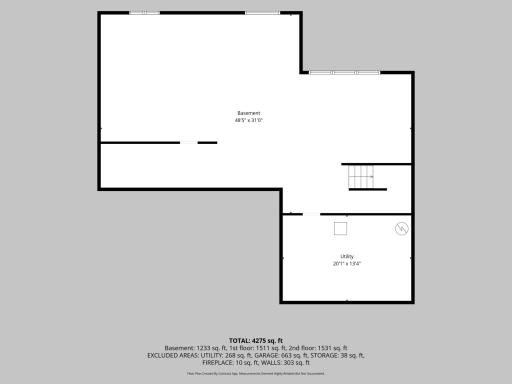 Basement floor plan