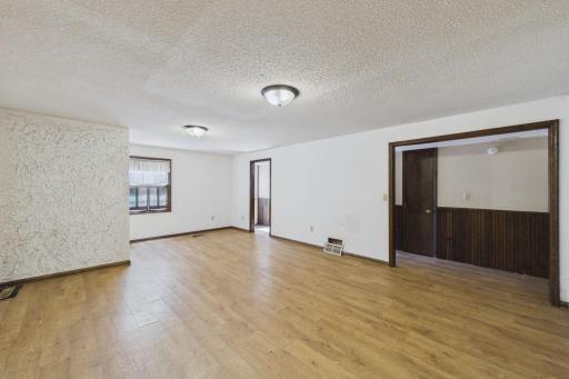 Lower level family room with walk-out to expansive yard