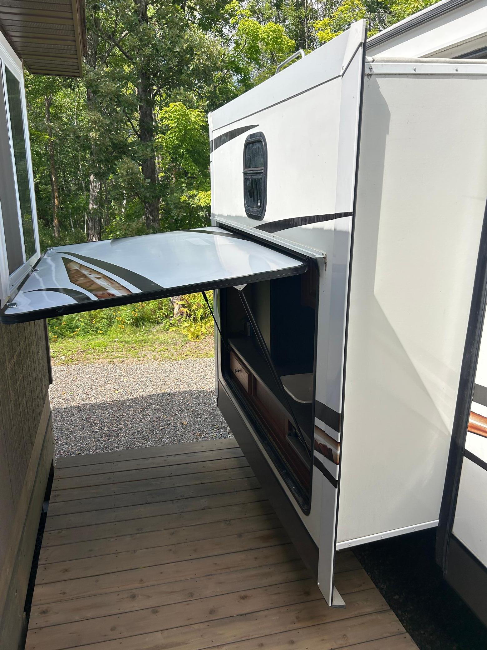 Outdoor kitchen opening...