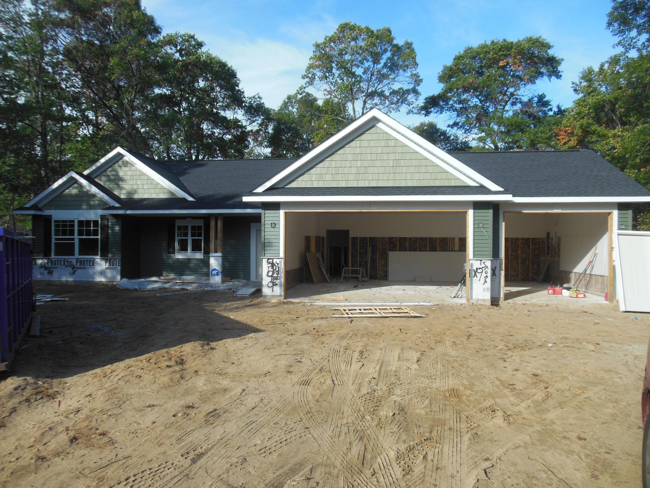 Front / Actual home under construction