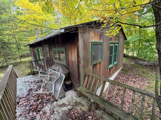 The buyers may want to bring this cabin up to date, or start fresh with a teardown and land. The home is priced closer to the valuation of the land.