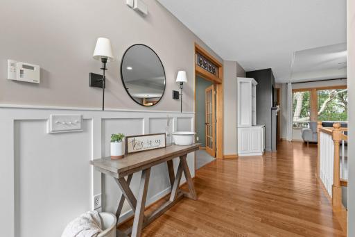 Solid gleaming hardwood floors will stand the test of time