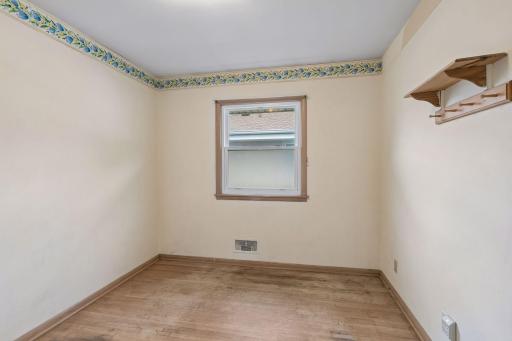 Smallest bedroom. This floor has some staining.