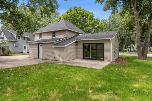 Additional View of the back of the home Showing the back entrance into large Mud Room.