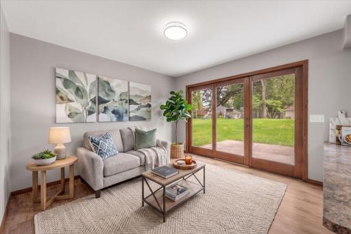 Family room space off the back of the kitchen - Virtually staged Image!