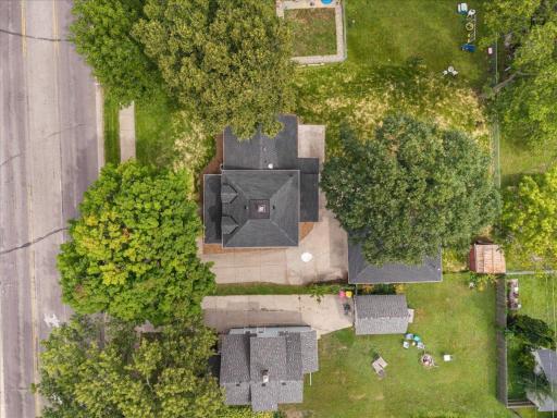 Aerial view of property