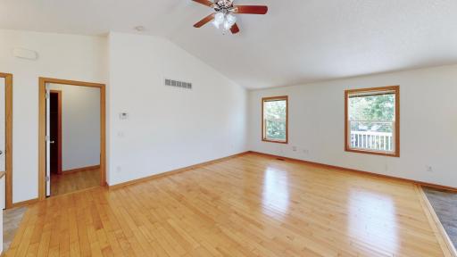Vaulted Living room