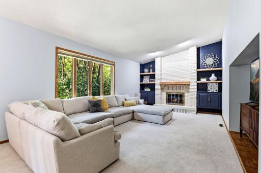 Spacious family room
