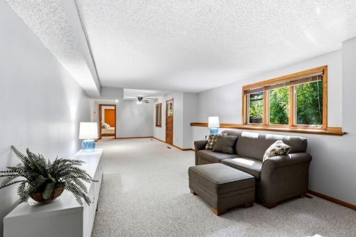 More than enough space for a large couch!