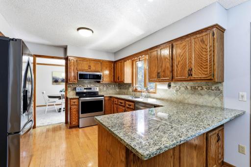 Spacious bar area with Granite counters