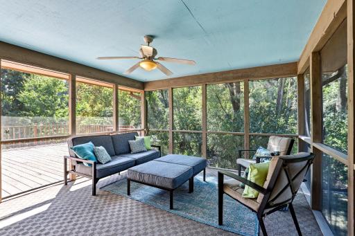 Large Screened Patio ready for those fall evenings