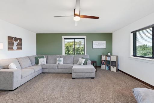 The flex room upstairs allows you the creativity you've been looking for in a home.
