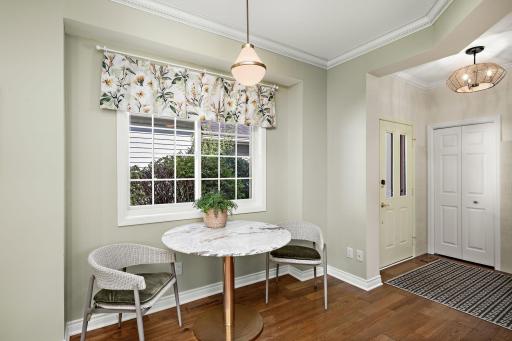 Eat-in kitchen.
