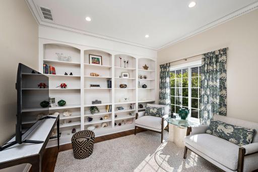 Den/office offers extra space to work and relax.