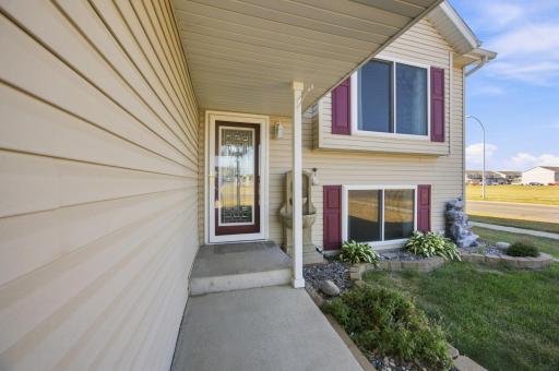 Welcoming front entry
