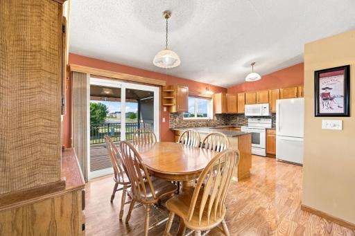 Dining and kitchen
