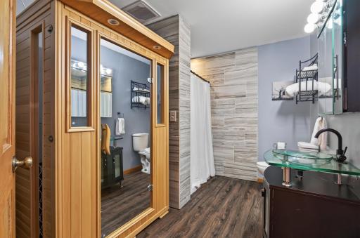 Infrared sauna!