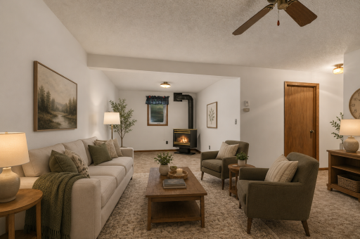 Virtually stage LL family room